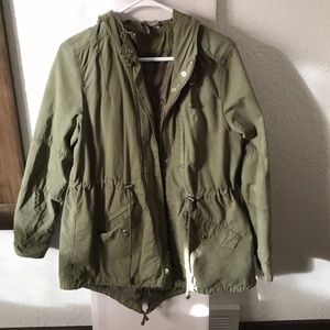Green army jacket